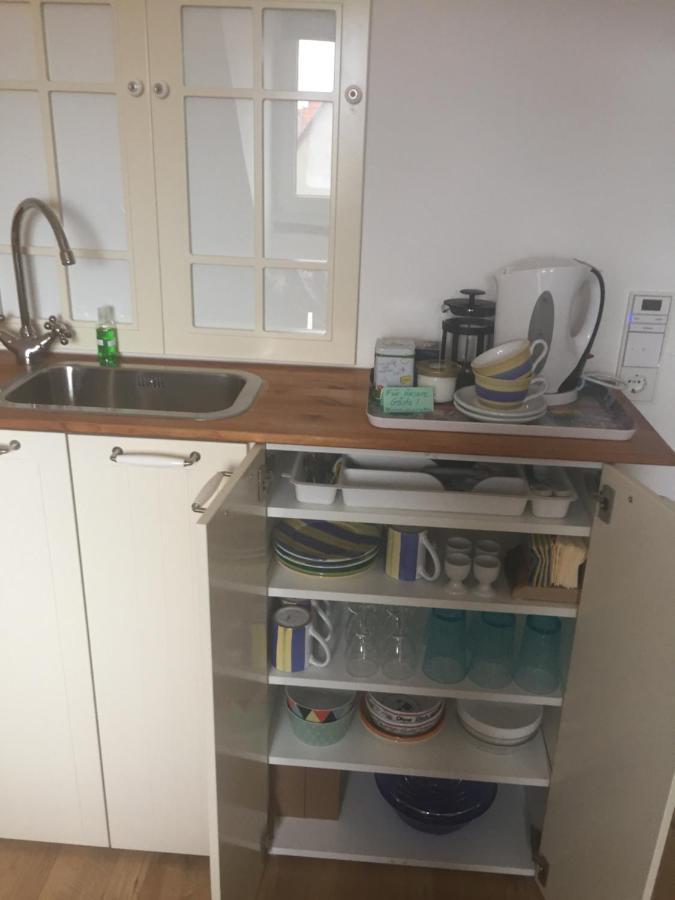 Familienfreundliche Ferienwohnung Am See Sömmerda Esterno foto